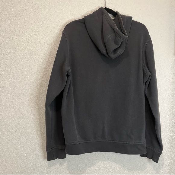 Nike Gray Neon Yellow Green Swoosh Logo Pullover Hoodie Jacket Mens Size L - Picture 5 of 11